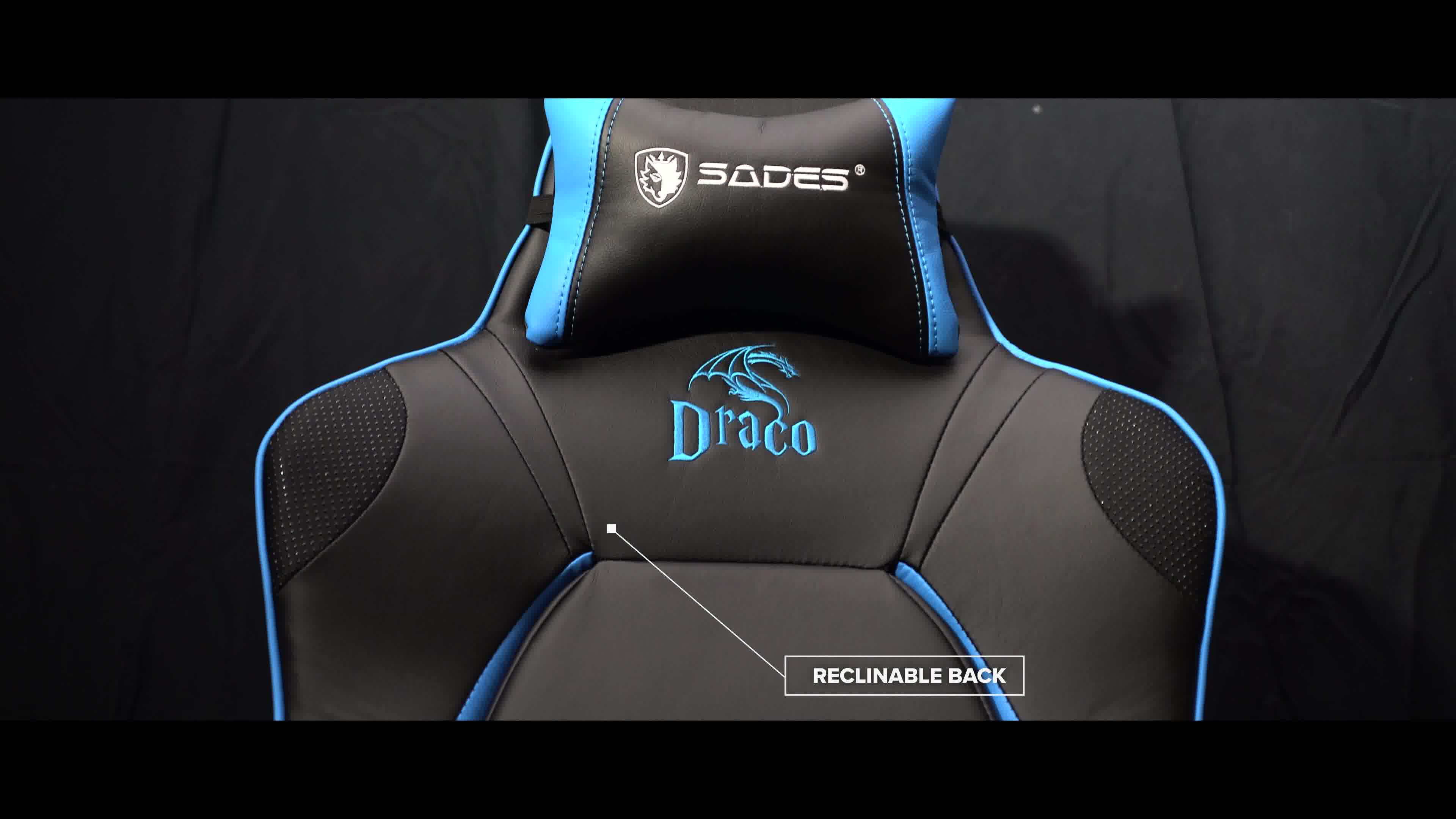 Look at the video and check out the Draco Gaming Chair’s Feature: