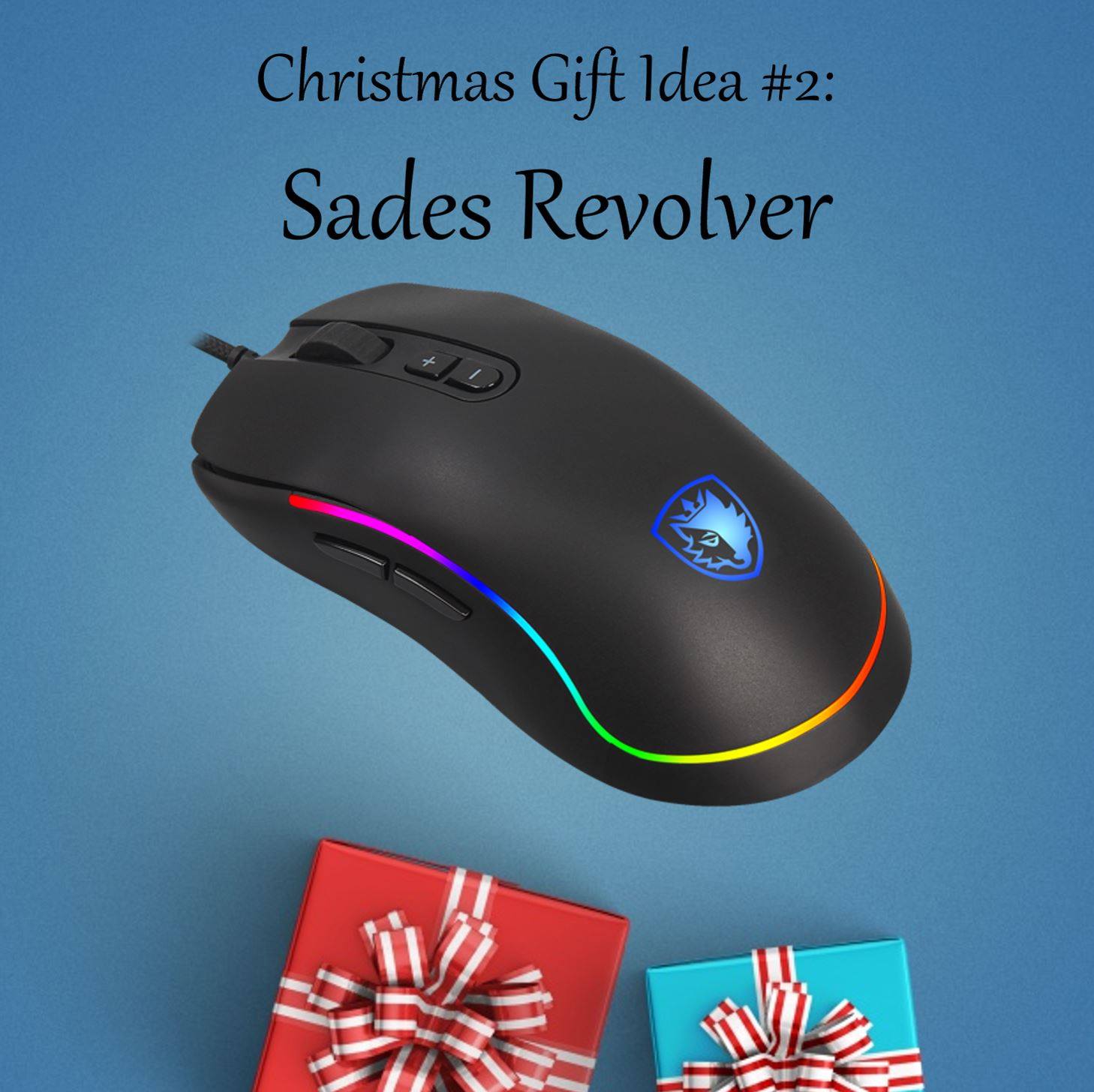 Christmas Gift Idea #2: Sades Revolver Perfect for friend who shares their life (and PCs) with loved ones. The revolver is ambidextrous and thus, great for everyone to use! Purchase via:...