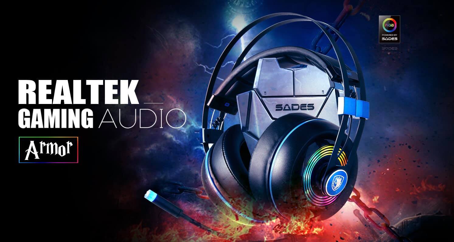 Equip the Armor and see its lights unleash your gaming power! These key features will surely help protect your rank from going down: 🎧 High Definition Realtek Gaming Audio