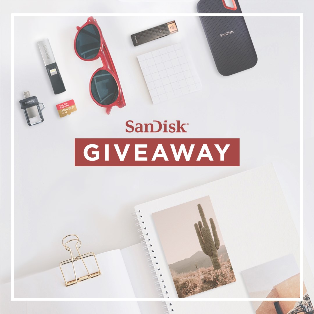 Have you entered our SanDisk giveaway, yet? There’s still a chance to win one of five photography essentials to upgrade your gear. Be sure to tag your friends!⁣ PRIZES