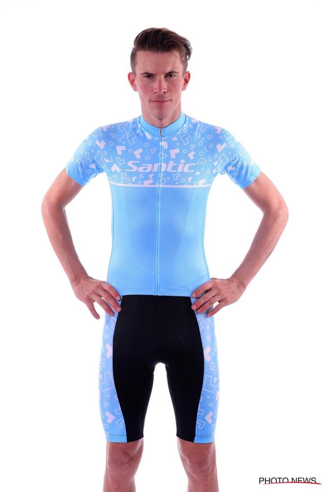 Thinking about owning your special design kits? Yoan Offredo presents us the blue jersey we customized for Wanty-Gobert Cycling Team? 