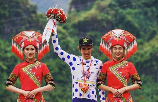 Congrats to Guilaume Martin win the KOM in the 4th stage of Tour of Guangxi