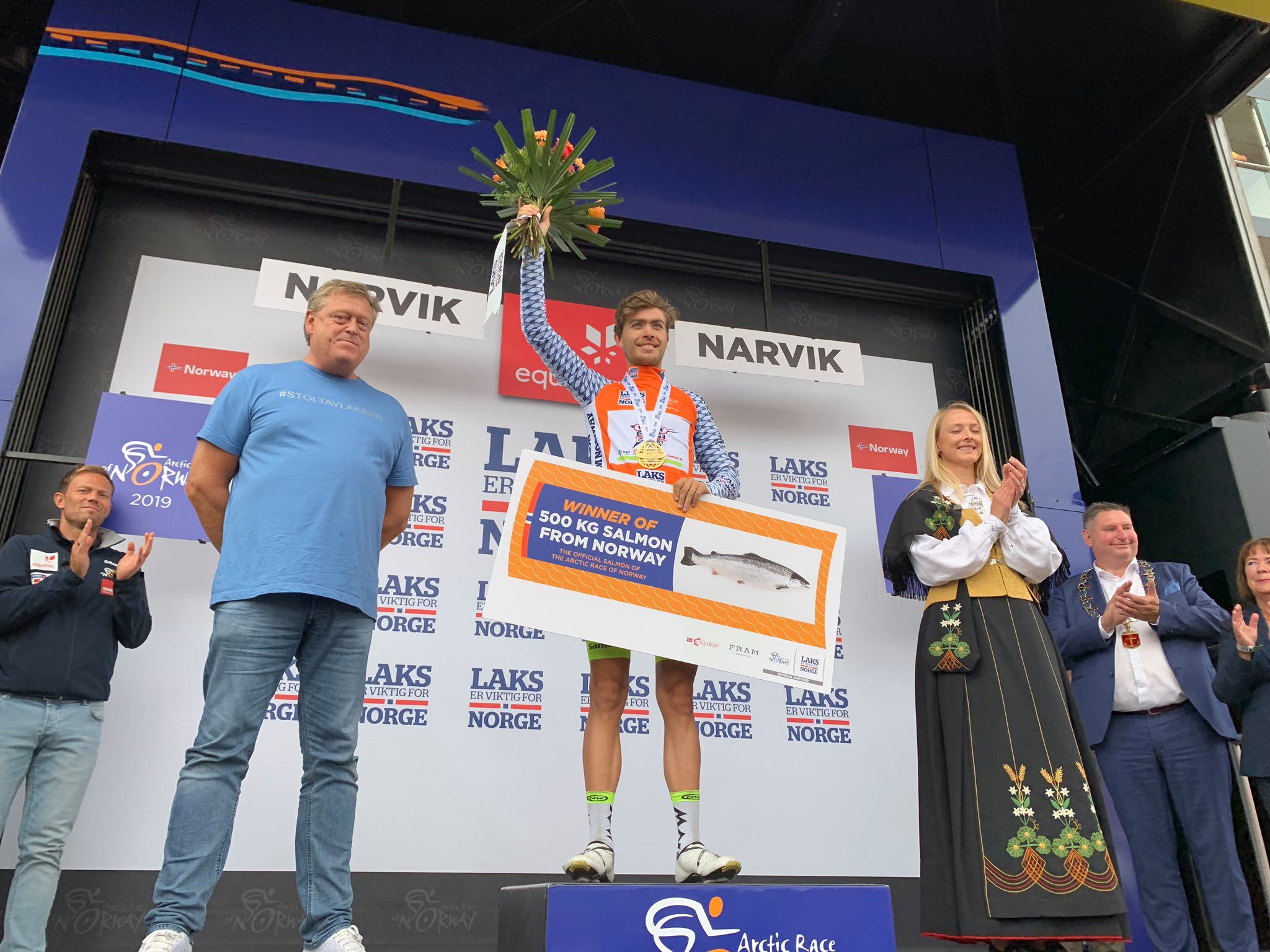 Odd Christian Eiking 🇳🇴 from Wanty-Gobert Cycling Team winner of the 3rd stage and the mountains classification in the Artic Race of Norway!