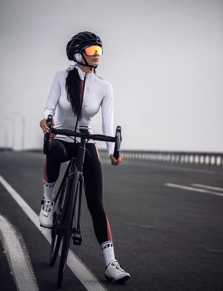 Chilly for out riding? Why not try our Santic lady long sleeve jersey.