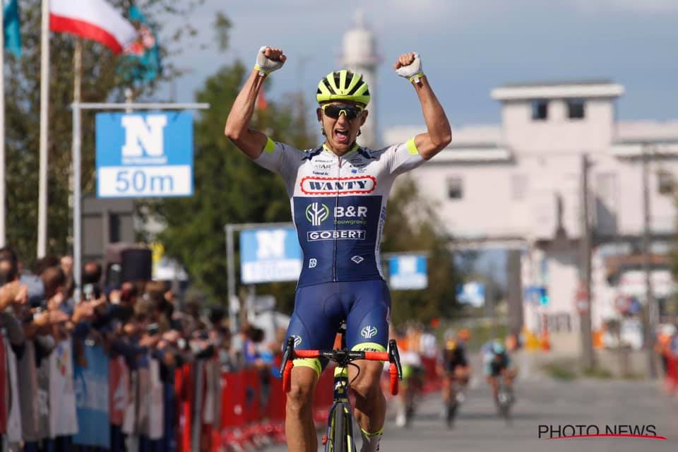 ‪What a superb performance  🤩😍 First pro win ever for Aimé De Gendt 🎉🥇🏆‬