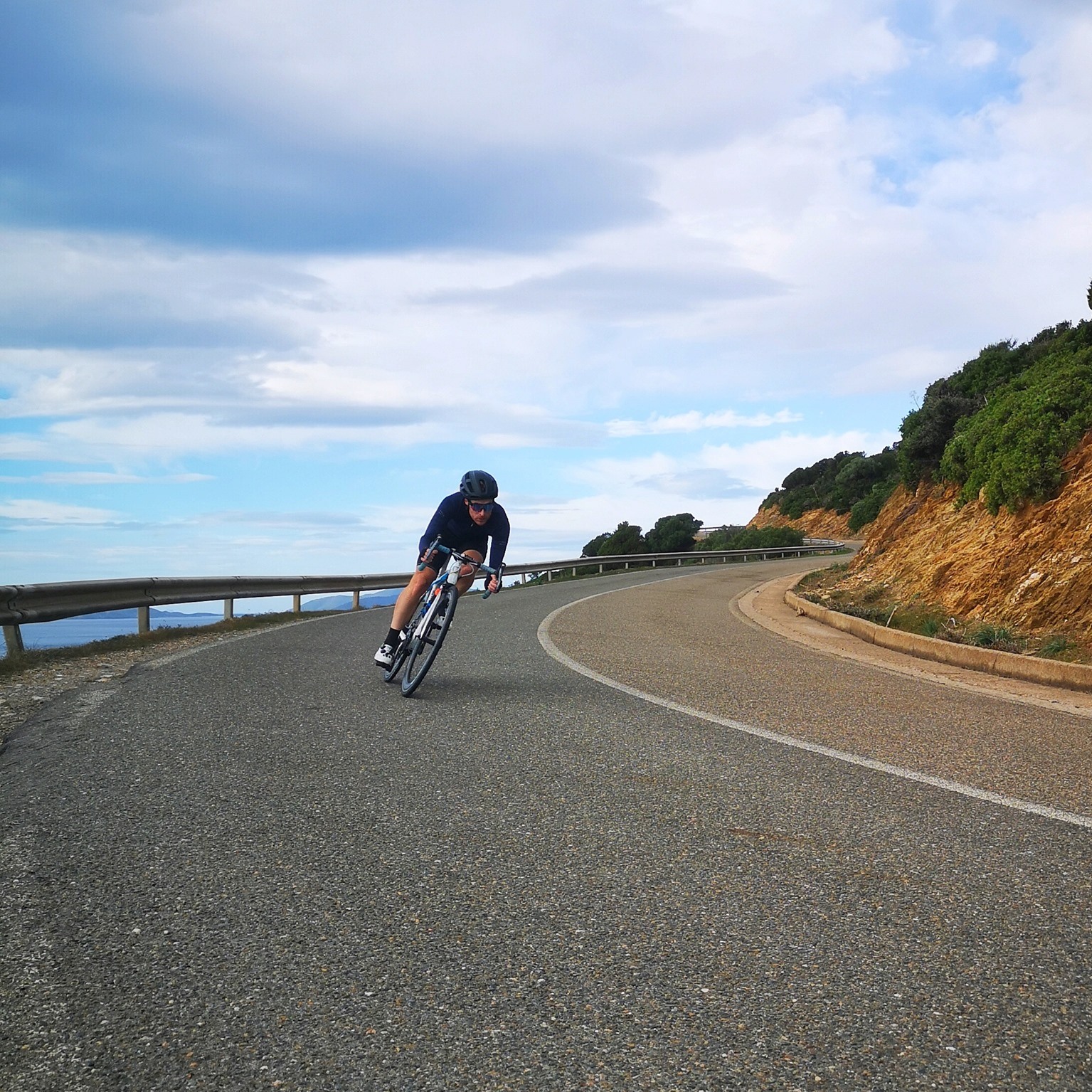 Descending down the hill is scary because of the speed. Even some pros can't completely grasp the right way to going down.  Bad luck may come on the descent.