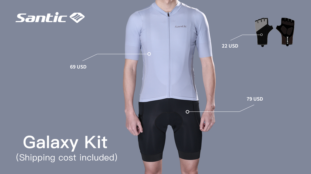 Introducing the Galaxy Kit, of which fabric imports from Italy. The cutting is based on the model of Pro cycling team, combing the performance with comfort and breathability.