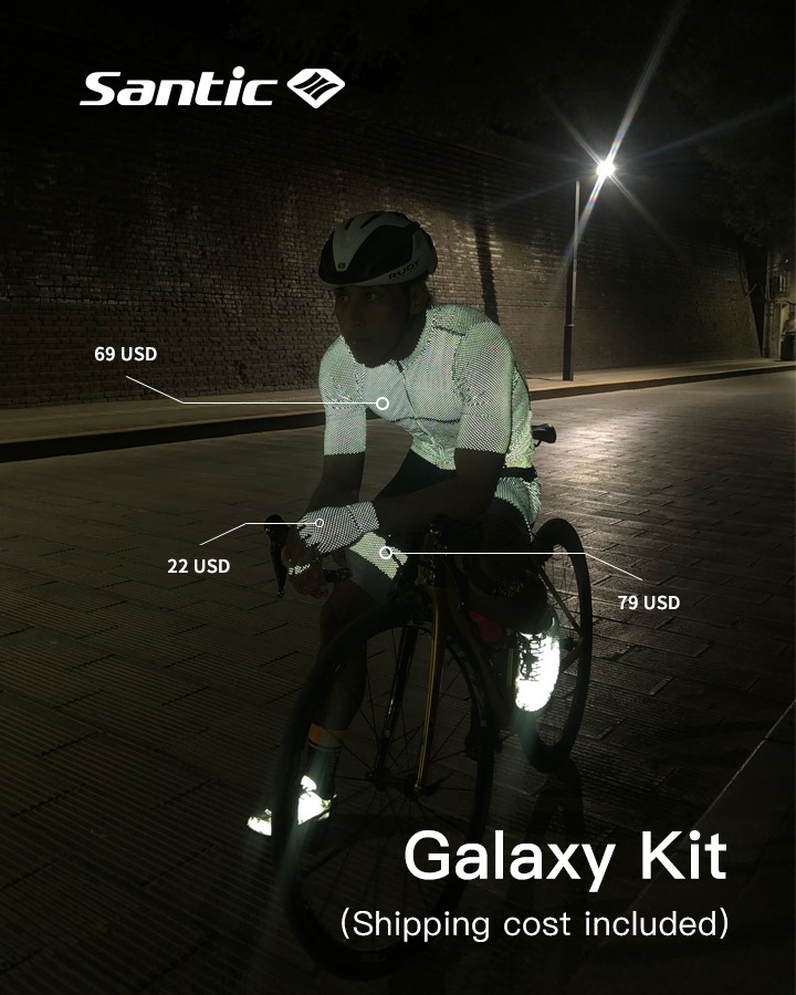 Introducing the Galaxy Kit, of which fabric imports from Italy. The cutting is based on the model of Pro cycling team, combing the performance with comfort and breathability.