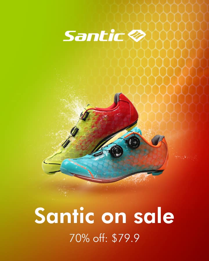 Road shoes are on sale, 70% off. 