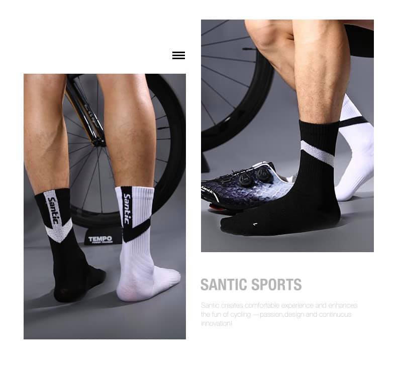 To match with Taichi shoes, We develop Yinyang reflective socks.