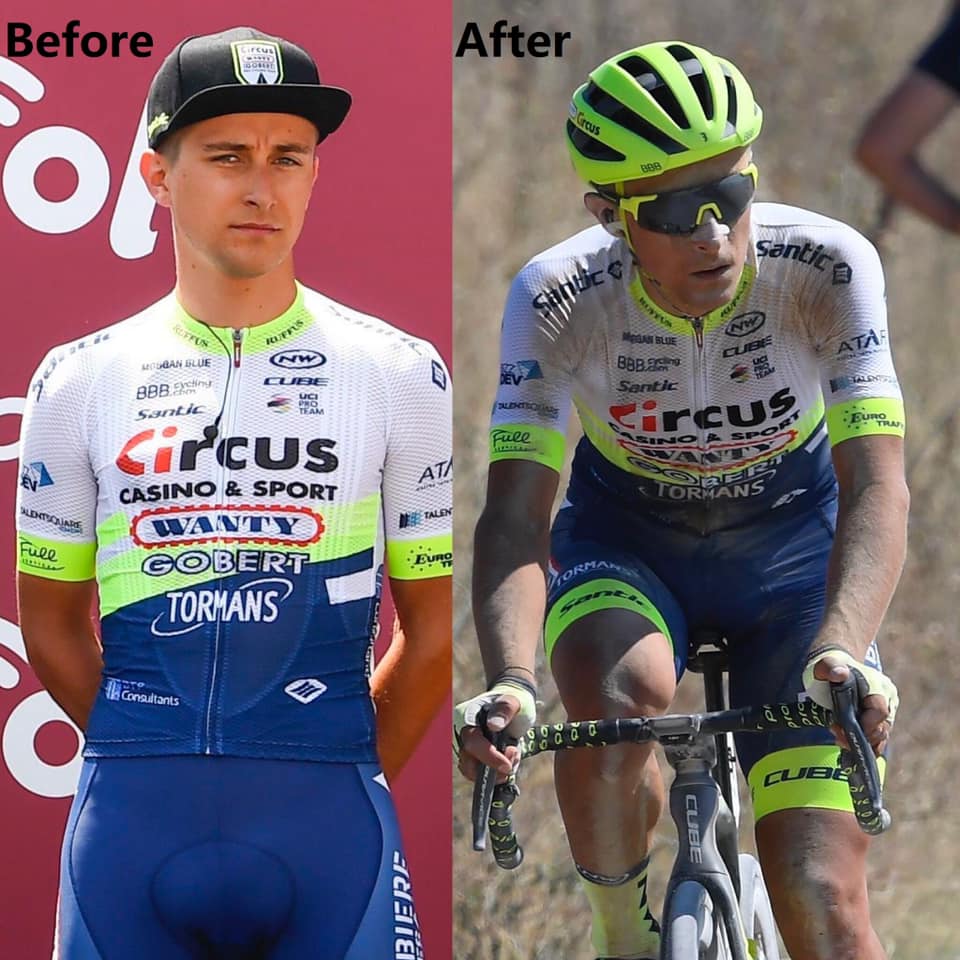 Before VS After #stradebianche 2020.