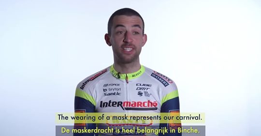 How does the Belgium people from Binche celebrate their carnivals? Ludwig , the cyclist from Intermarche Wanty Gobert, gives you a detailed description how they have fun in that day #carnivals