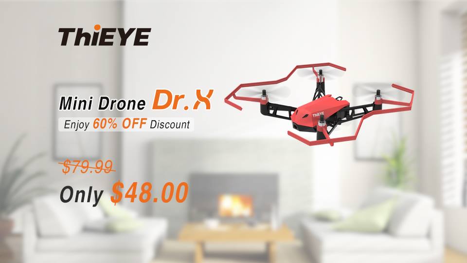 ThiEYE Mini Quadcopter Drone Dr.X is coming! 