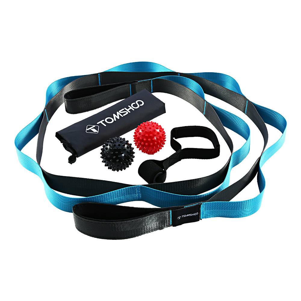 This kit includes a stretch belt, 2 massage balls and a door buckle, Is a complete kit for yourself to challenge to achieve higher levels.