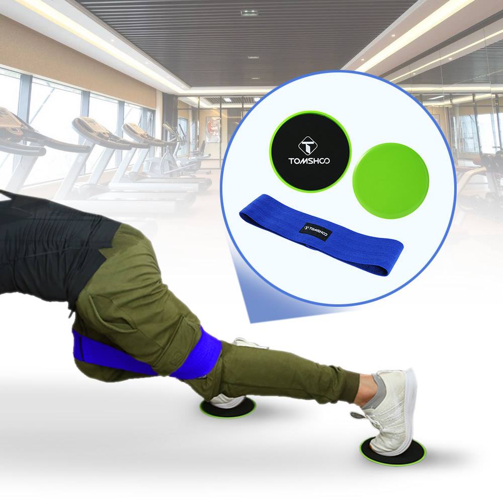 With TOMSHOO Hip Exercise Bands product, you can achieve preheating and activate muscles, strengthen and adjust the strength of the legs and hips without additional equipment.