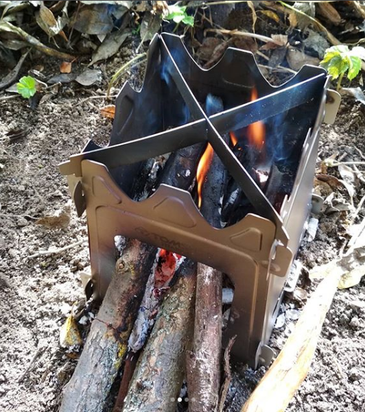 In city, be a person you should be. in wild, be a person you want to be. this weekend, Start your next adventure with #TOMSHOO Portable Folding Lightweight Camping Wood Stove!!!