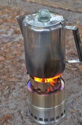 Dry branches ➕ hay ➕ TOMSHOO Portable Folding Windproof Compact Stainless Steel Stove: 