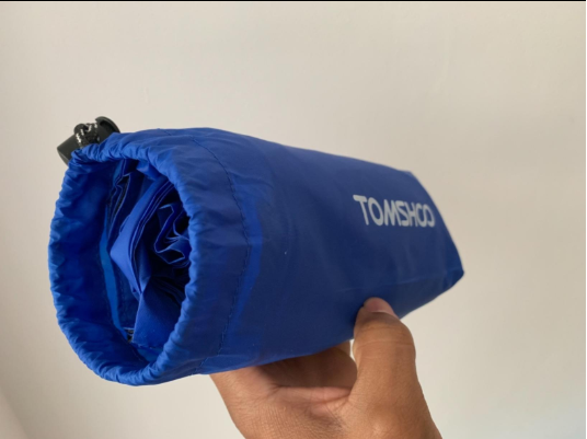 Small and practical, #TOMSHOO Waterproof Packable Raincoat Poncho Outdoor Camping Tent Mat keeps you walking in the wind and rain without adding a lot of weight to your bag.