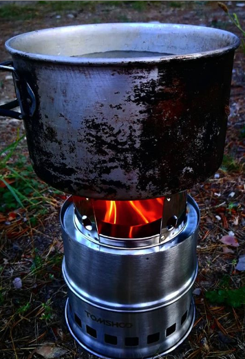 For brewing a personal cup of coffee at home or on-the-go, nothing's better than a #TOMSHOO Camping Stove: