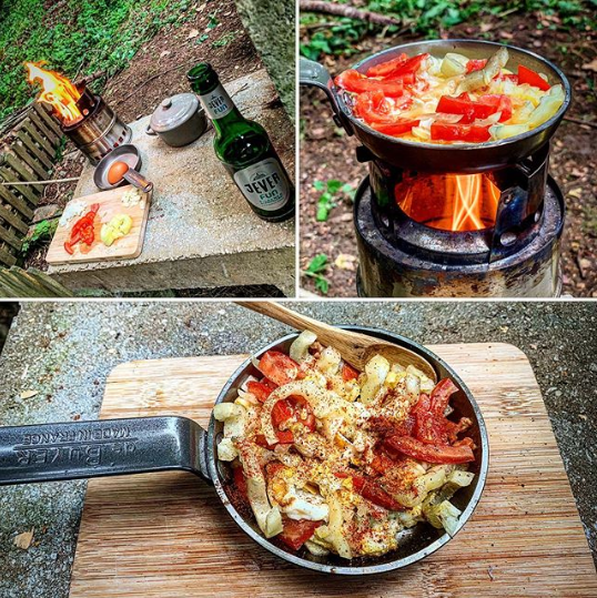 What kind of meals do you cook when camping?