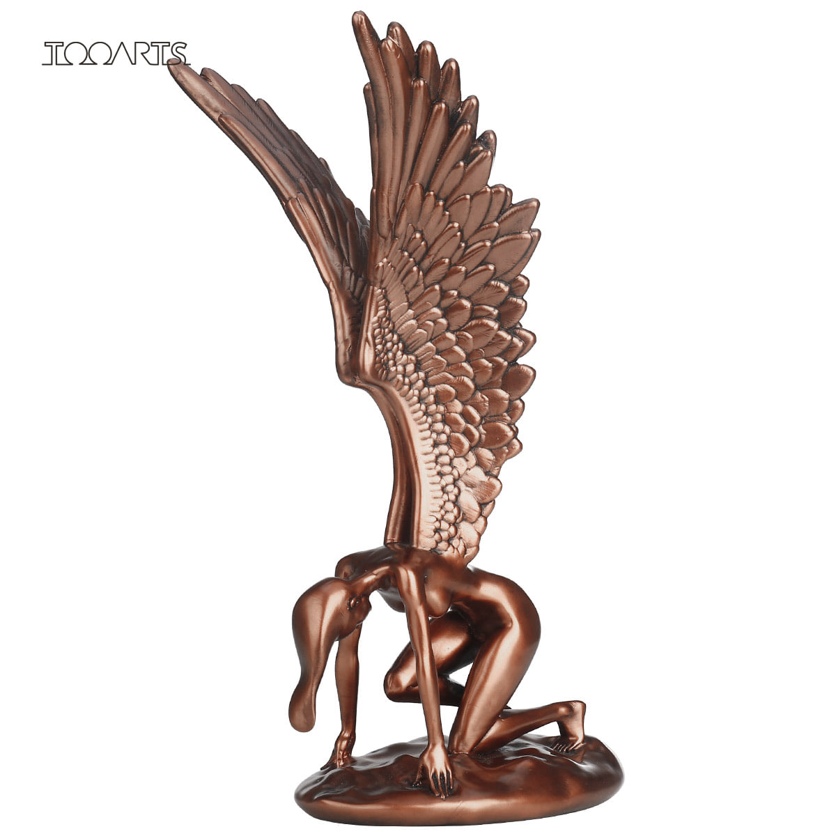 The angel resin sculpture has a dazzling color and a healthy and graceful shape 👀💫💫