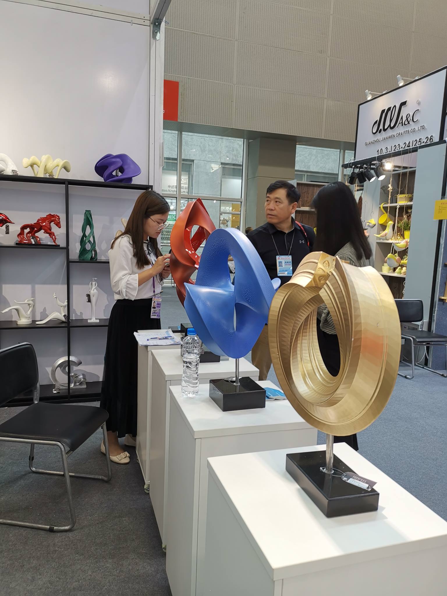 The first day in Canton Fair