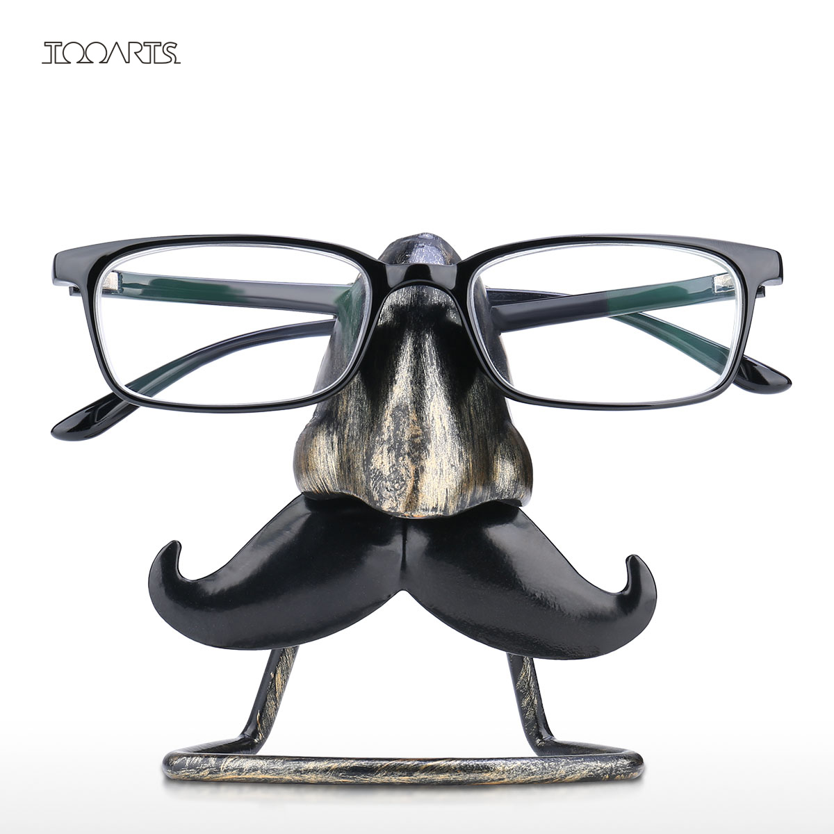 A funny and concise big nose and beard shape eyeglass holder.👀👃