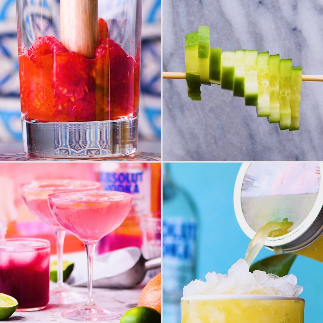 Beautiful and interesting cocktails for summer days🍸🧃🍹