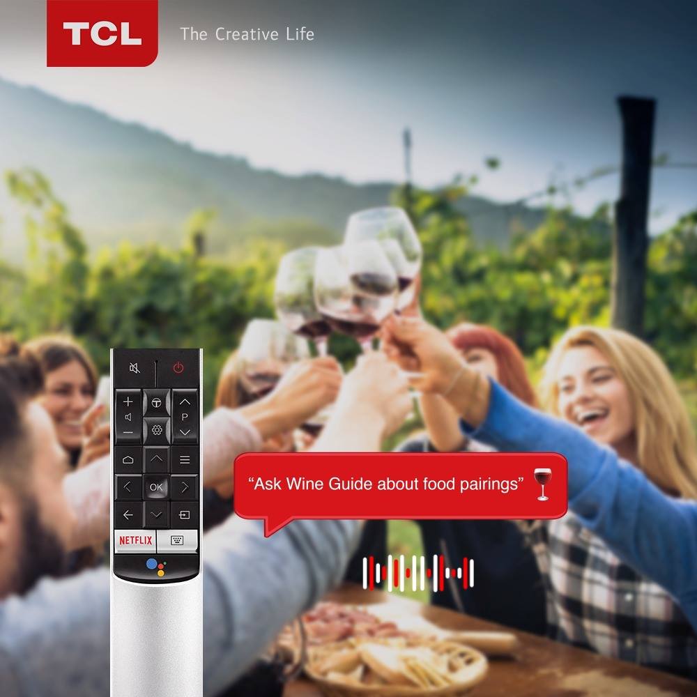 Are you an aspiring wine connoisseur 🍷 looking for the perfect wine to serve? With a simple command, you’ll know the most elegant wine to go with your meals.  Find out more at www.tcl.com.