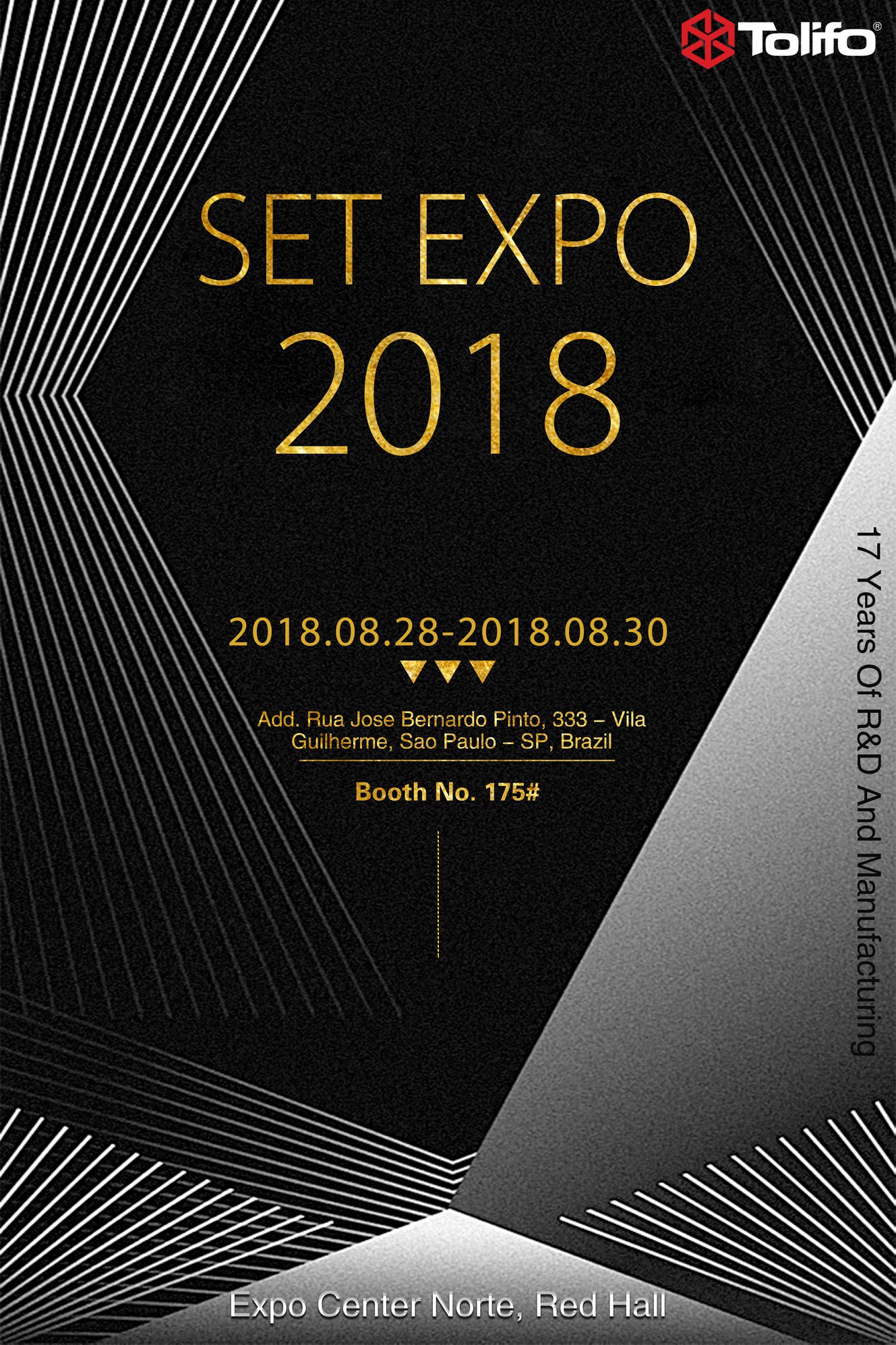 Tolifo will exhibit at #SET #EXPO 2018, we sincerely invite you to visit.