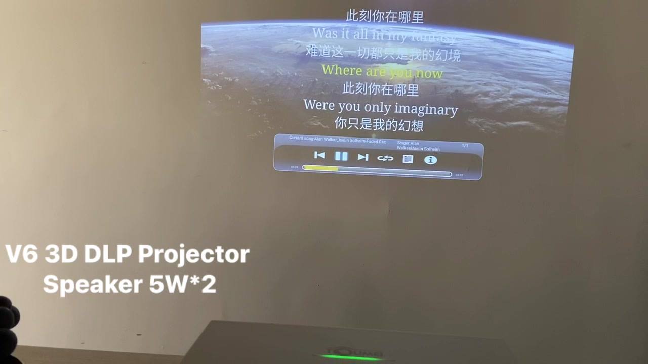 V6 3D DLP Projector 