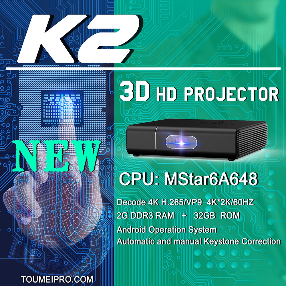 K2 3D Smart DLP Projector🔥🔥🔥