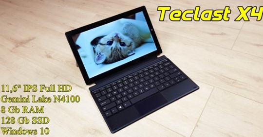 Would you like to fully get to know X4 （powerful tablet PC on Gemini Lake with plug-in keyboard, 8GB RAM and SSD）? Let's go! full review👉www.tomtop.com 