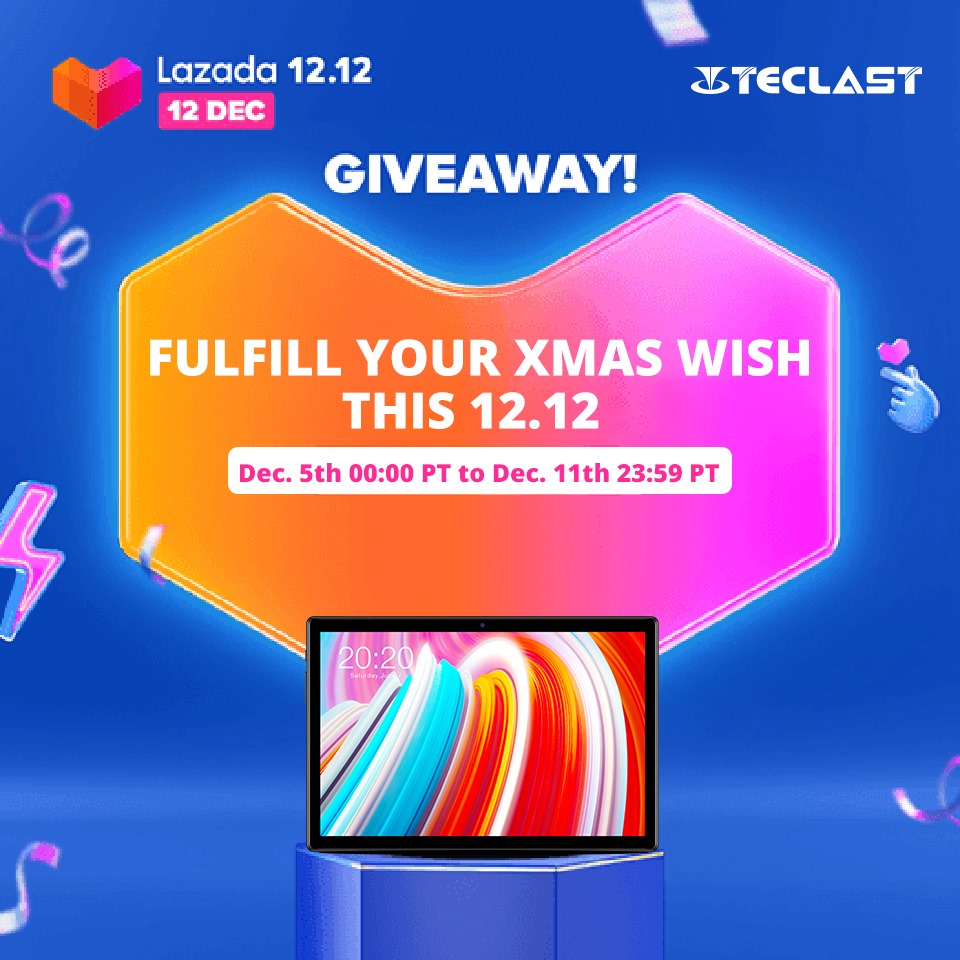 Santa is knocking on the door of the Teclast warehouse! He’s secretly stealing Teclast holiday #giveaway #gifts for you.😯 Are you ready for your over-sized Christmas stockings to be filled with them? Which model is on your Xmas wish list? 🎅 To receive the season's greeting, all you need to do is: