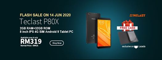 #Flashsale RM106 off for8 inch IPS 2GB RAM 32GB ROM Android 9.0 Tablet PC on lazada.my on 14th June