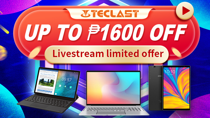 Teclast x Lazada 618 malaking promosyon live na broadcast