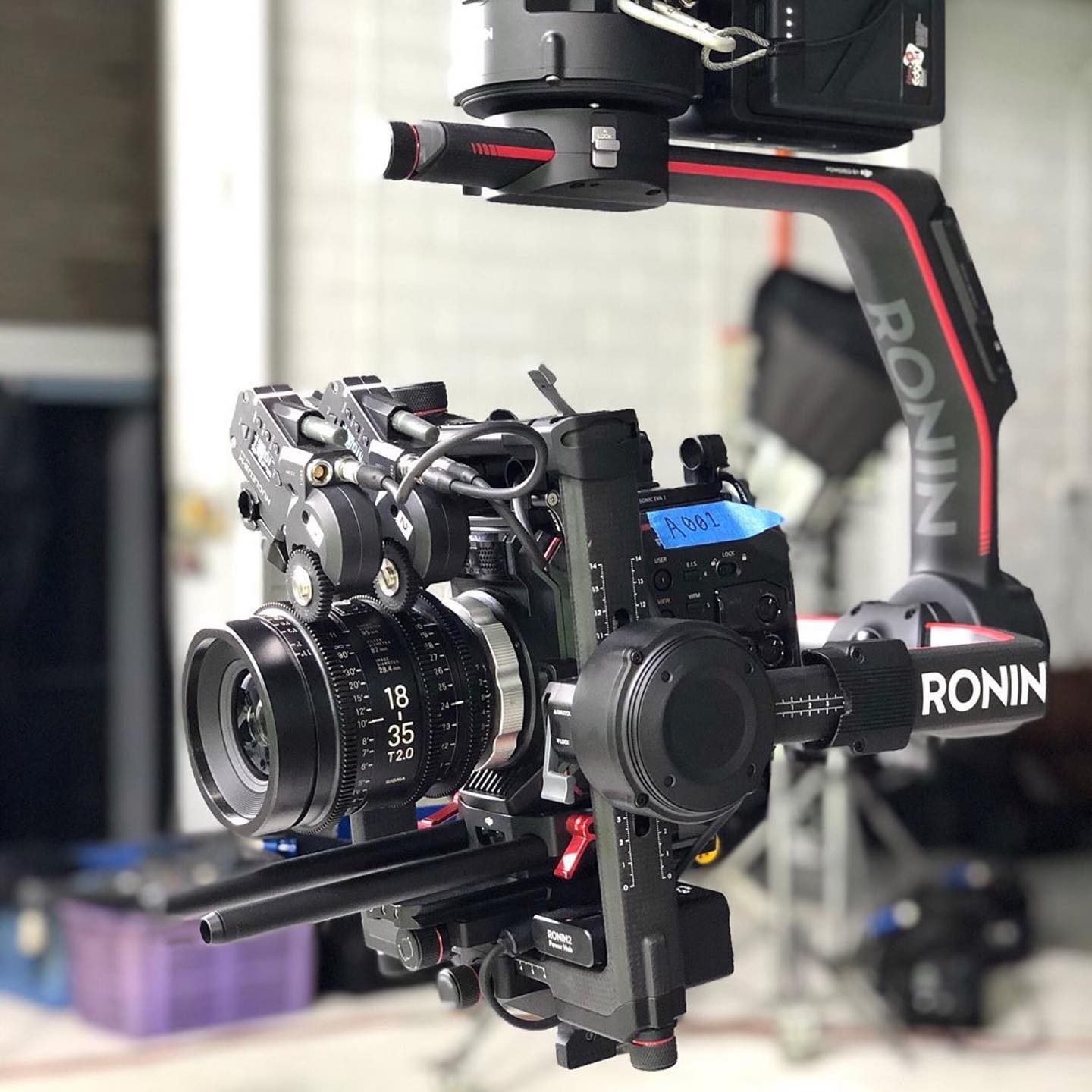 Swinging our Eva-1 and Sigma Cine Zoom 18-35mm with Tilta Nucleus-M on DJI Ronin 2 today for a shoot with @graphstudiomalaysia!