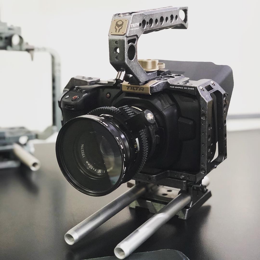 Now it looks better! Tilta cage for BMPCC4K with Tactical finish! 