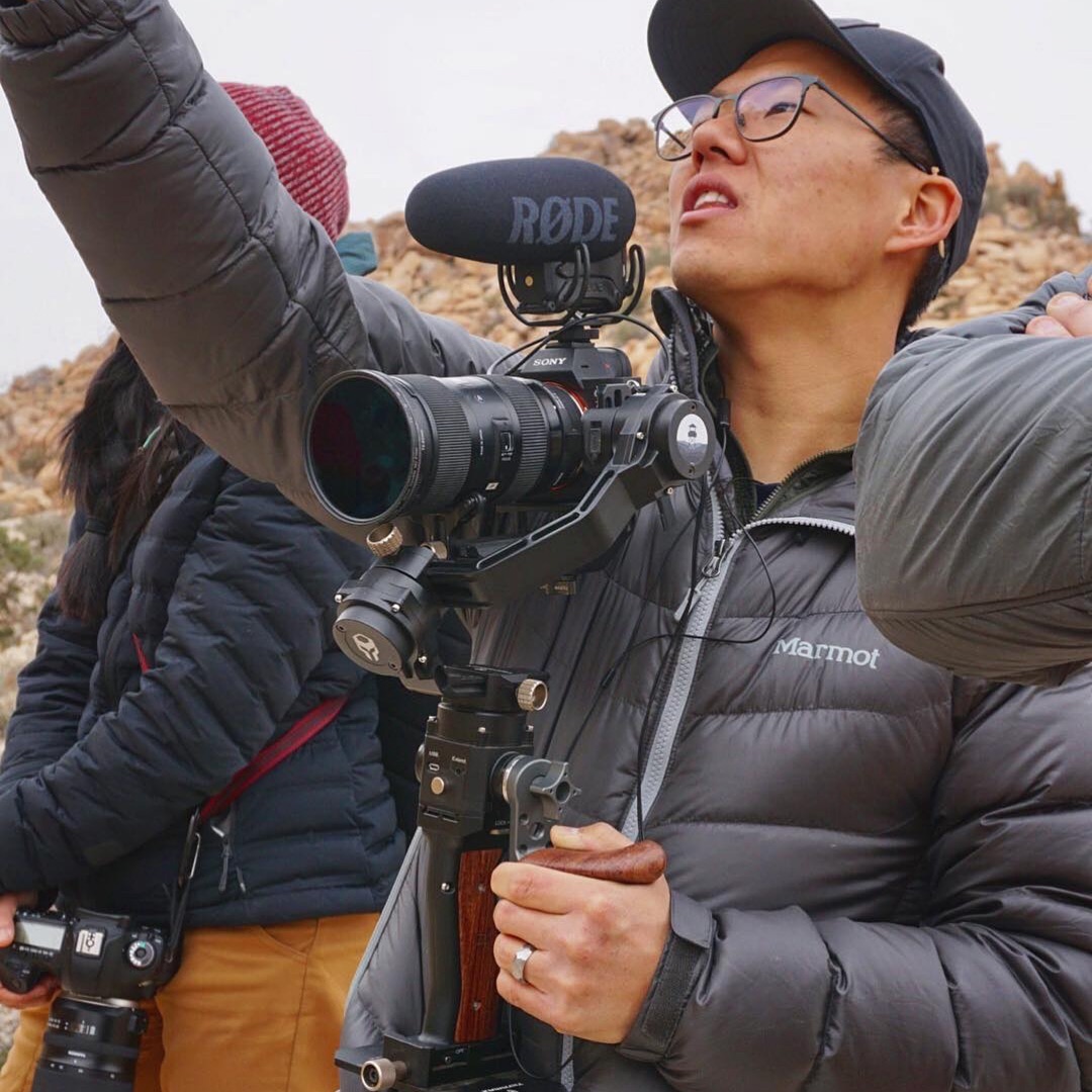 Behind the scenes runnin’ & gunnin’ with the Tilta G2X @jonathan_jp_park in Joshua Tree National Park.