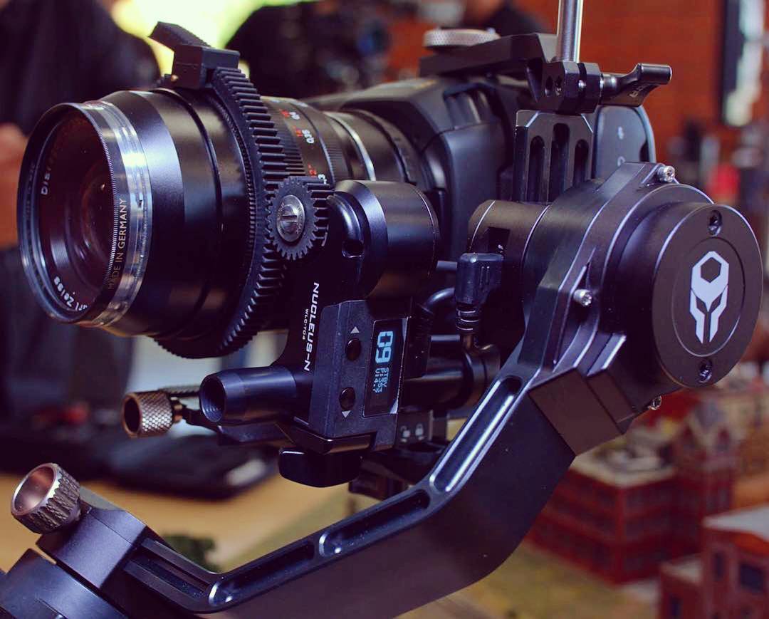 The BMPCC4K sits atop Tilta’s Gravity G2X Gimbal with the Nucleus Nano! Simply a match made in film heaven!