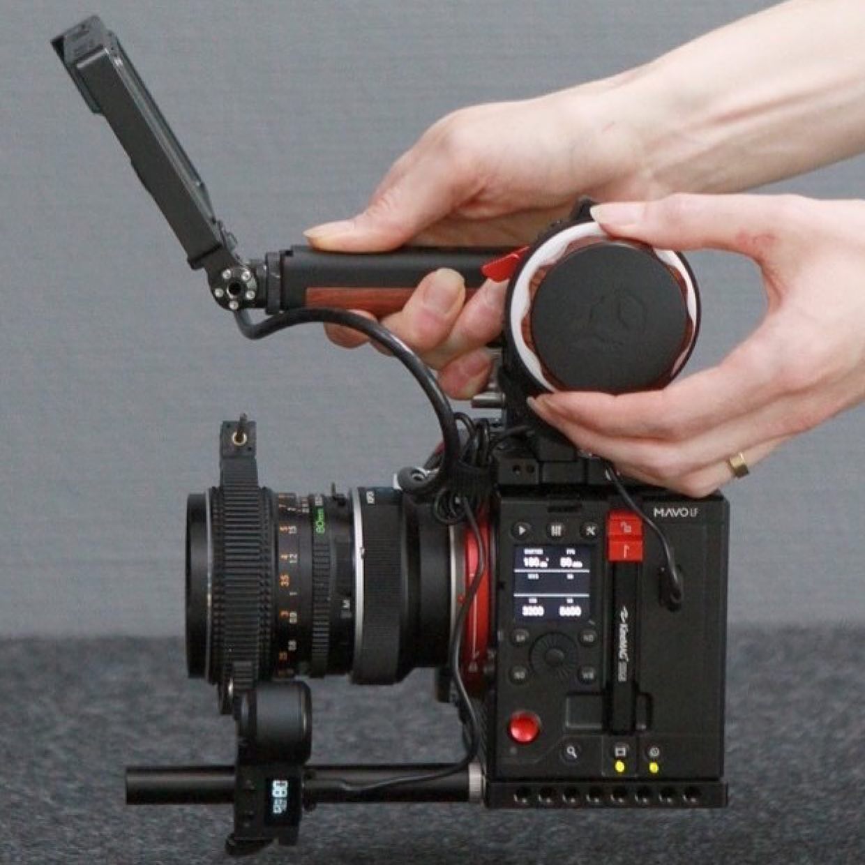 Kinefinity MAVO LF with Mamiya Secor C Medium Format Lens and Tilta Nucleus Nano!