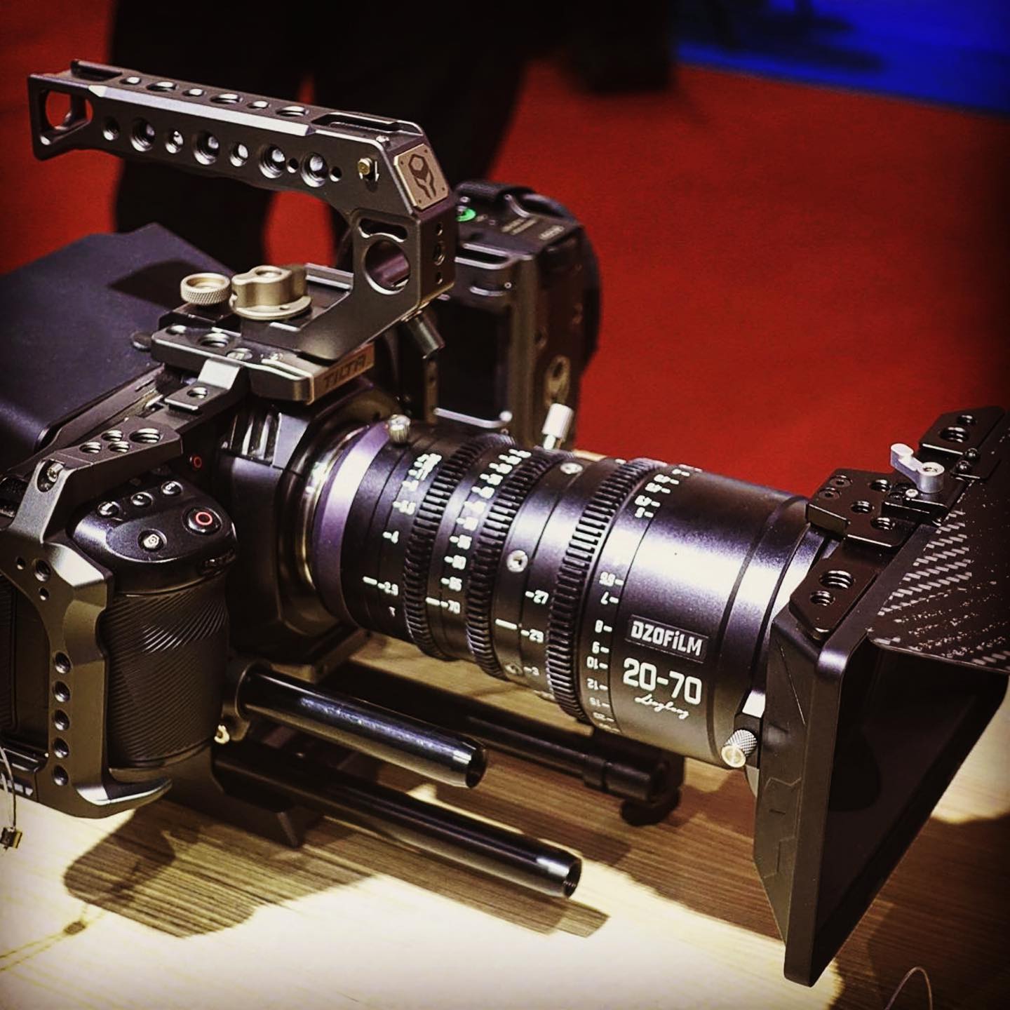 DZOFILM 20-70mm T2.9 cine lens pairs great with the BMPCC4K, Tilta Cage, and Nucleus-Nano!