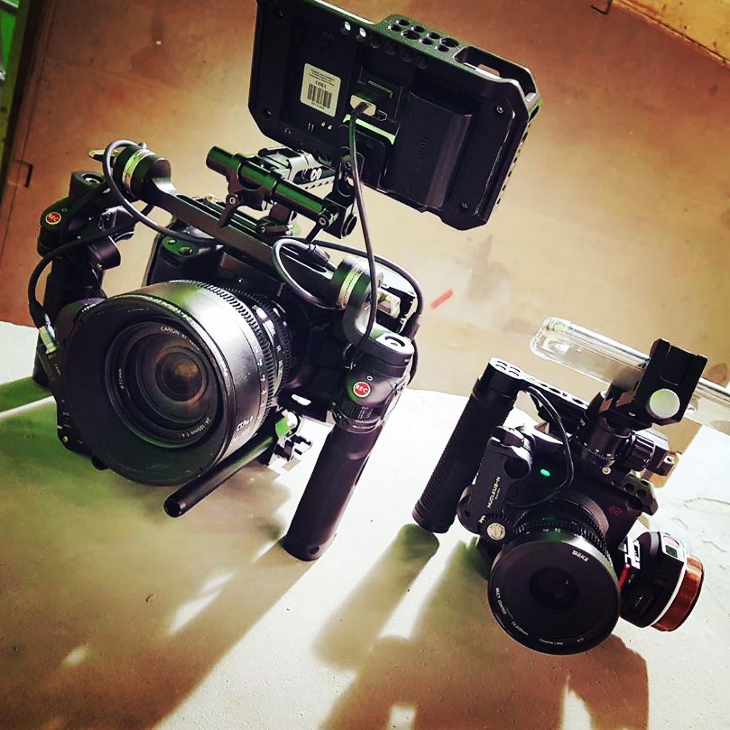 Nucleus-m and Nucleus-Nano, a powerful filmmaking combination! Set them up to fit your needs!