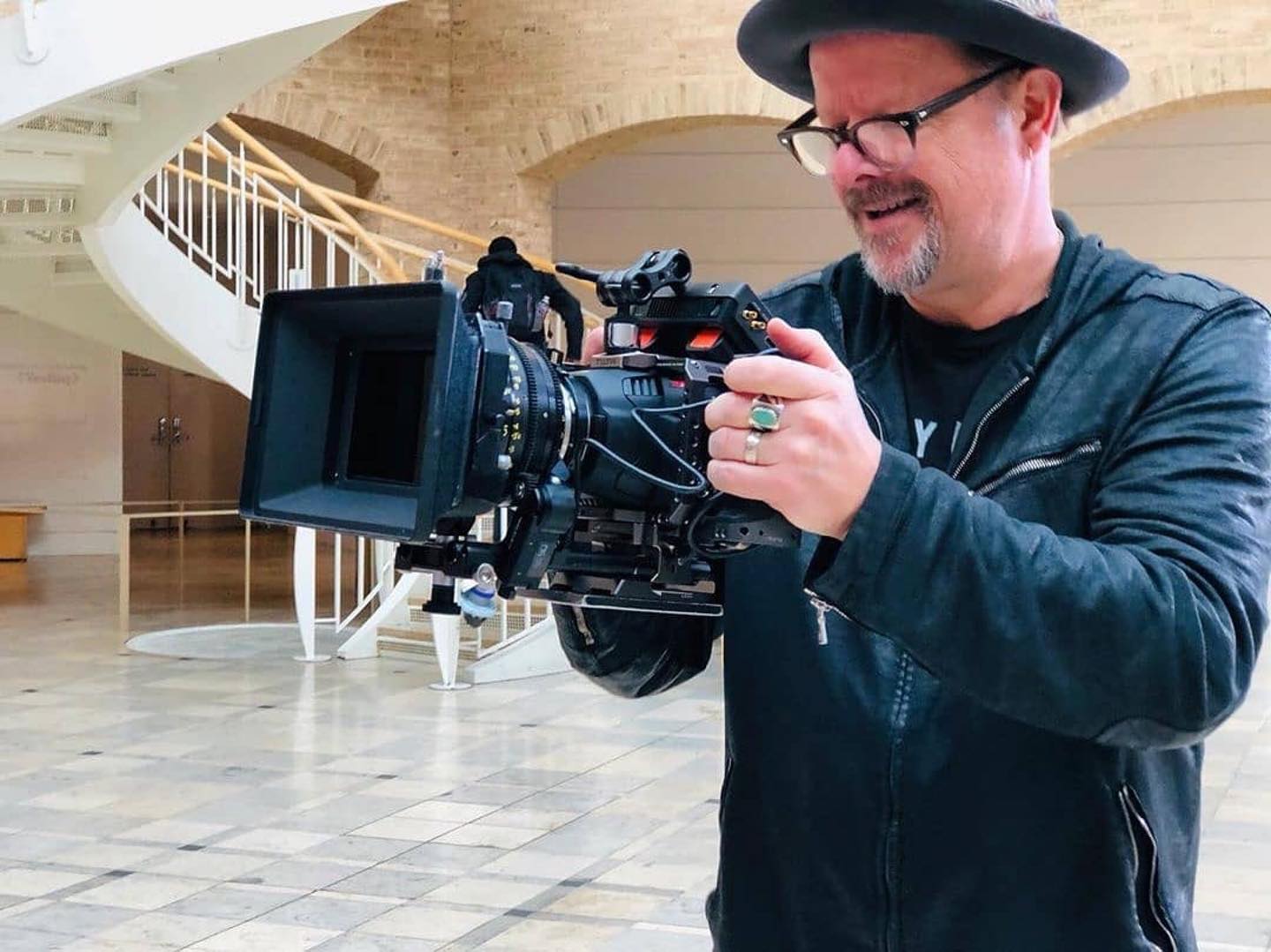 Legendary photographer/director Danny Clinch @dannybones64 shooting with Vance Burberry's @vance310 Blackmagic Pocket Cinema 6k with @woodencamera PL mount and Cooke Panchro/i Classic lenses. "He loves using it" 