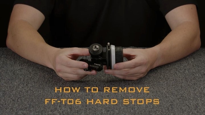 Learn how to remove the hard stops from the Tiltaing Mini Follow Focus to fit your workflow needs. Shop online or find a dealer near you at tilta.com