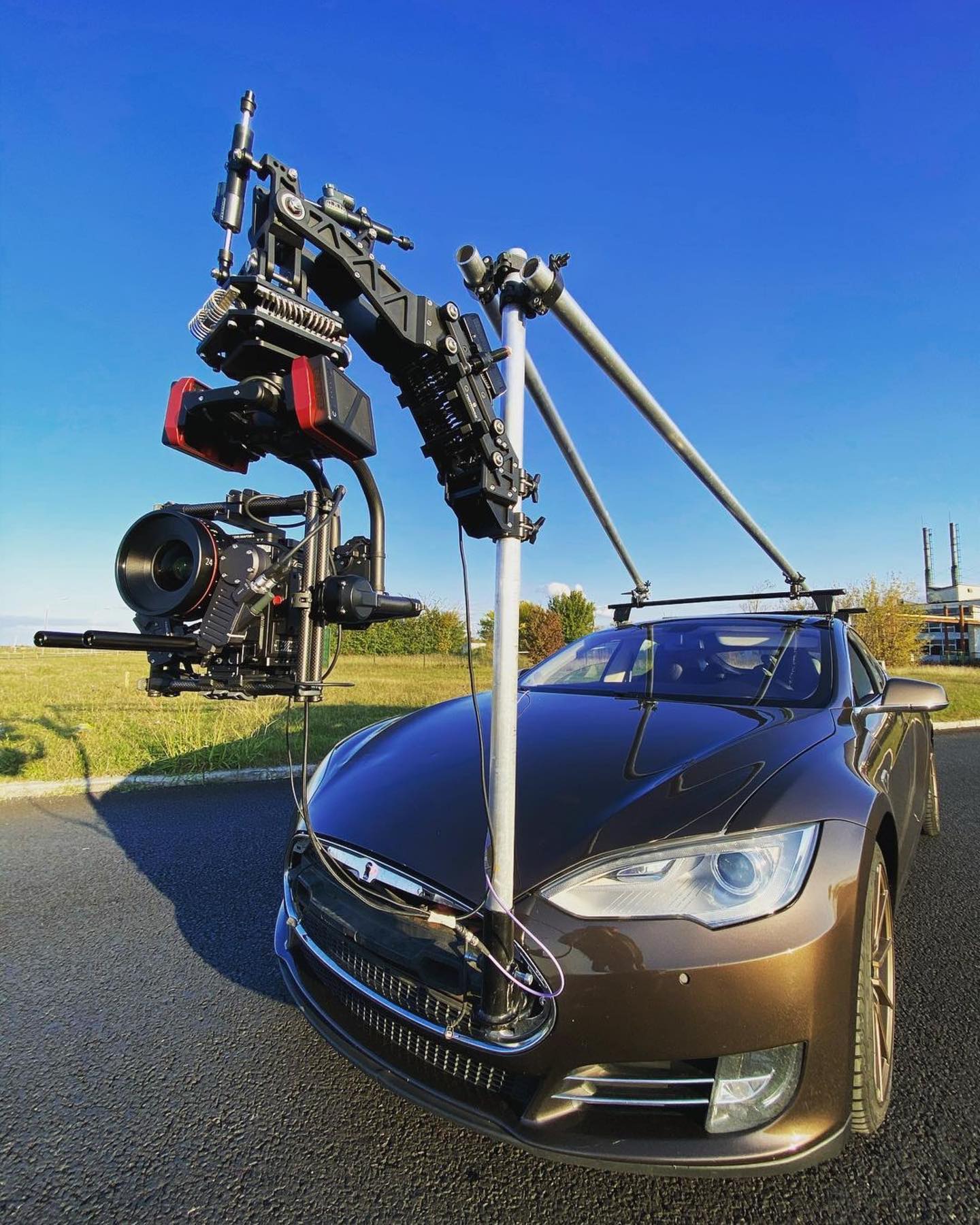 Meet the FIRST ever private TESLA CINEMA CAR via Tilta Arm!