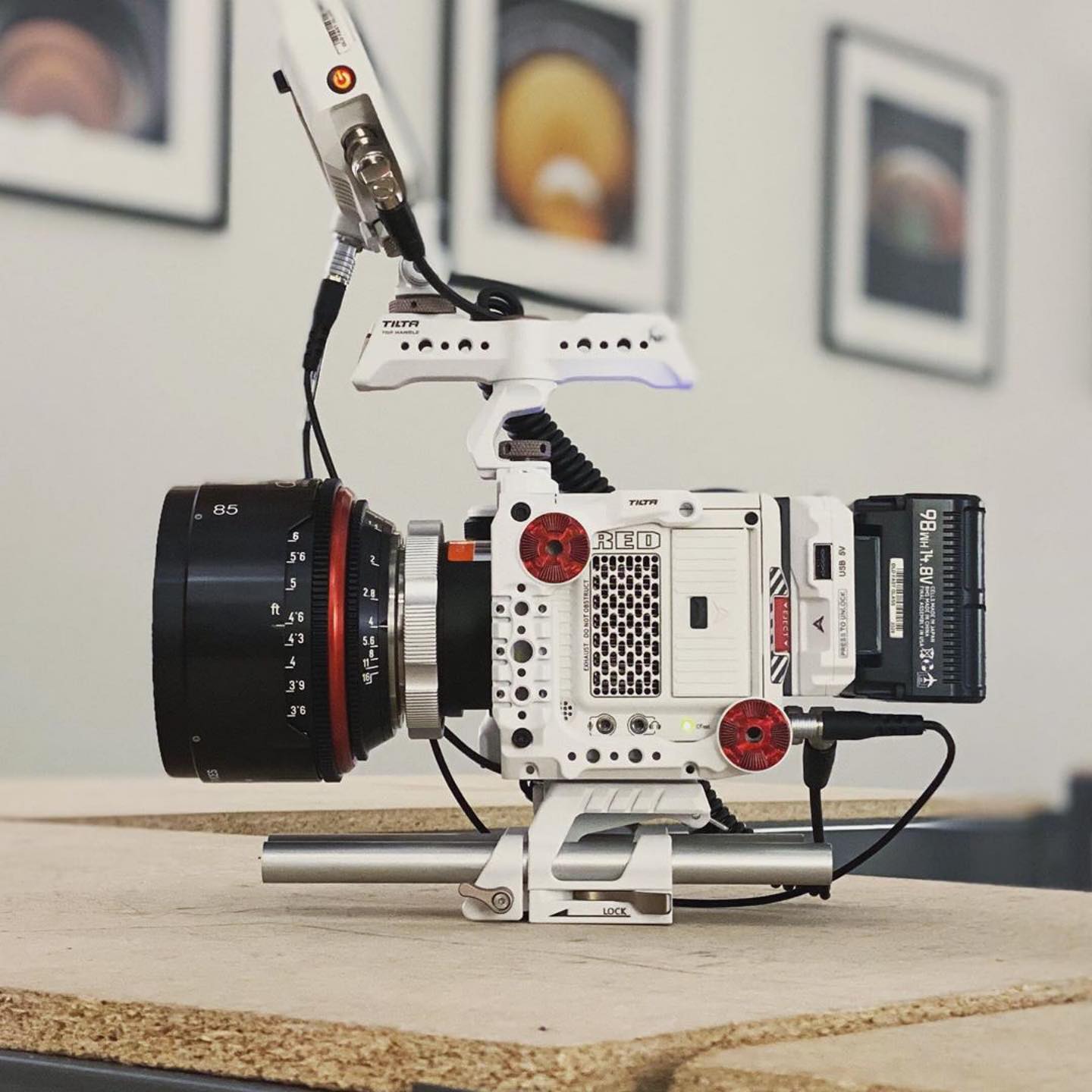 Old glass, new toys. Just messing around with our new Komodo and our TLS Canon FDs in the limited edition White Tilta Cage!