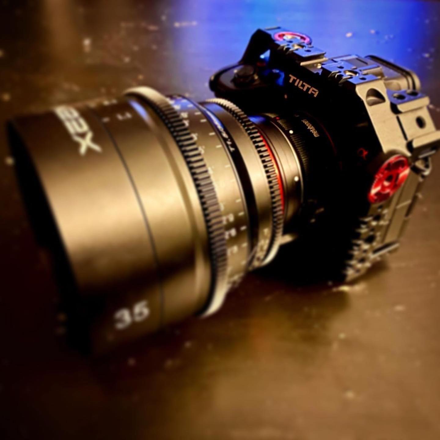 Been shooting with this bad ass new rig. The Sony A7sIII in a tilta cag,  paired with a xeen cine lens. 