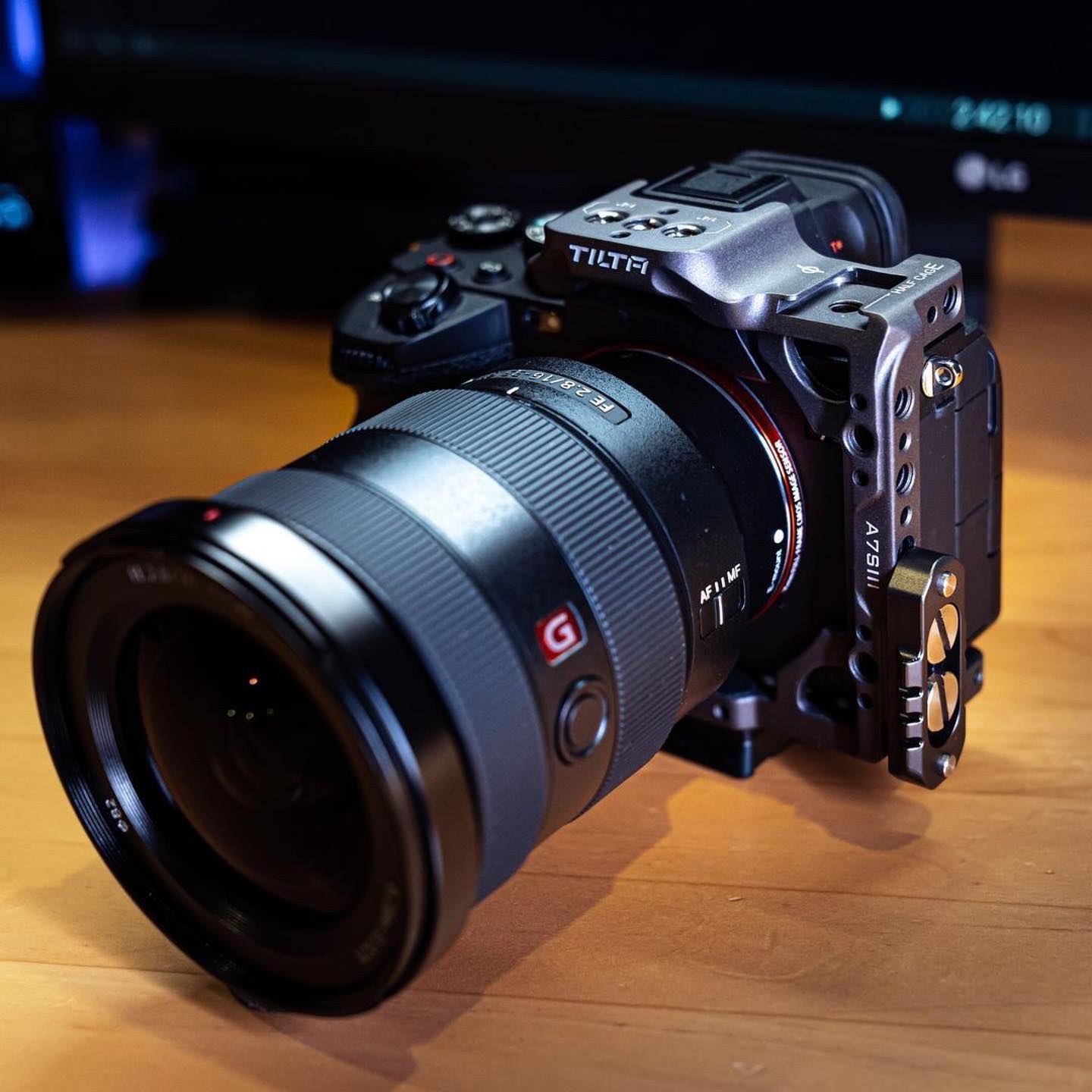 Sony #A7Siii with the #Tilta half cage