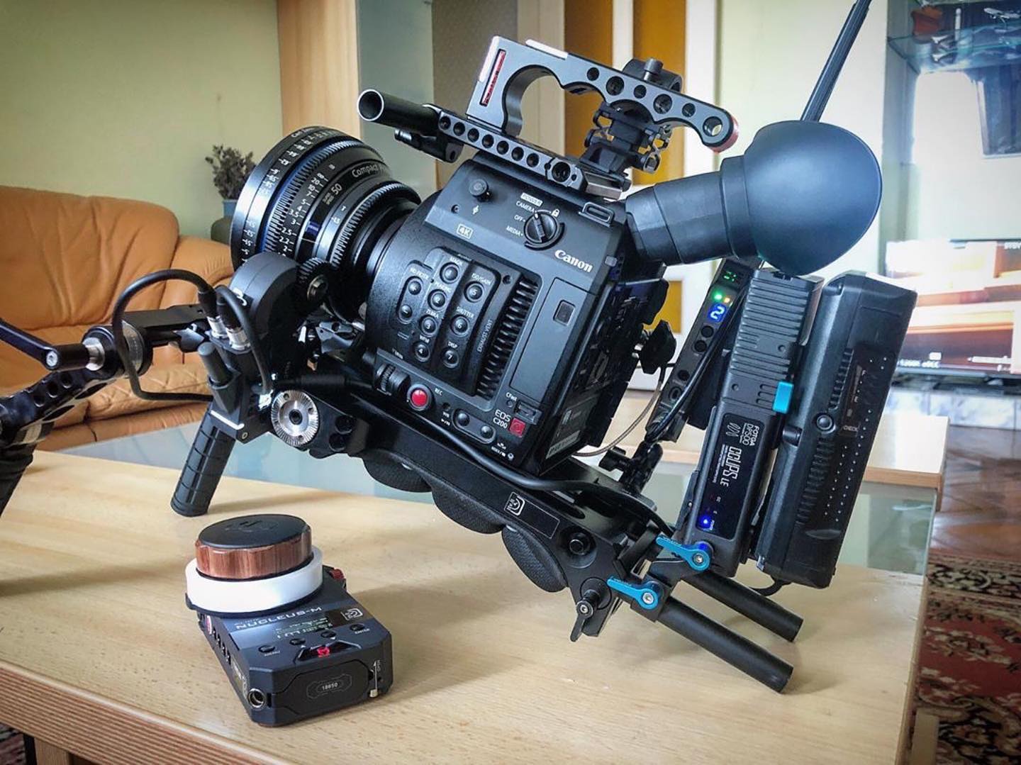 Camera setup with the Tilta Nucleus-M!